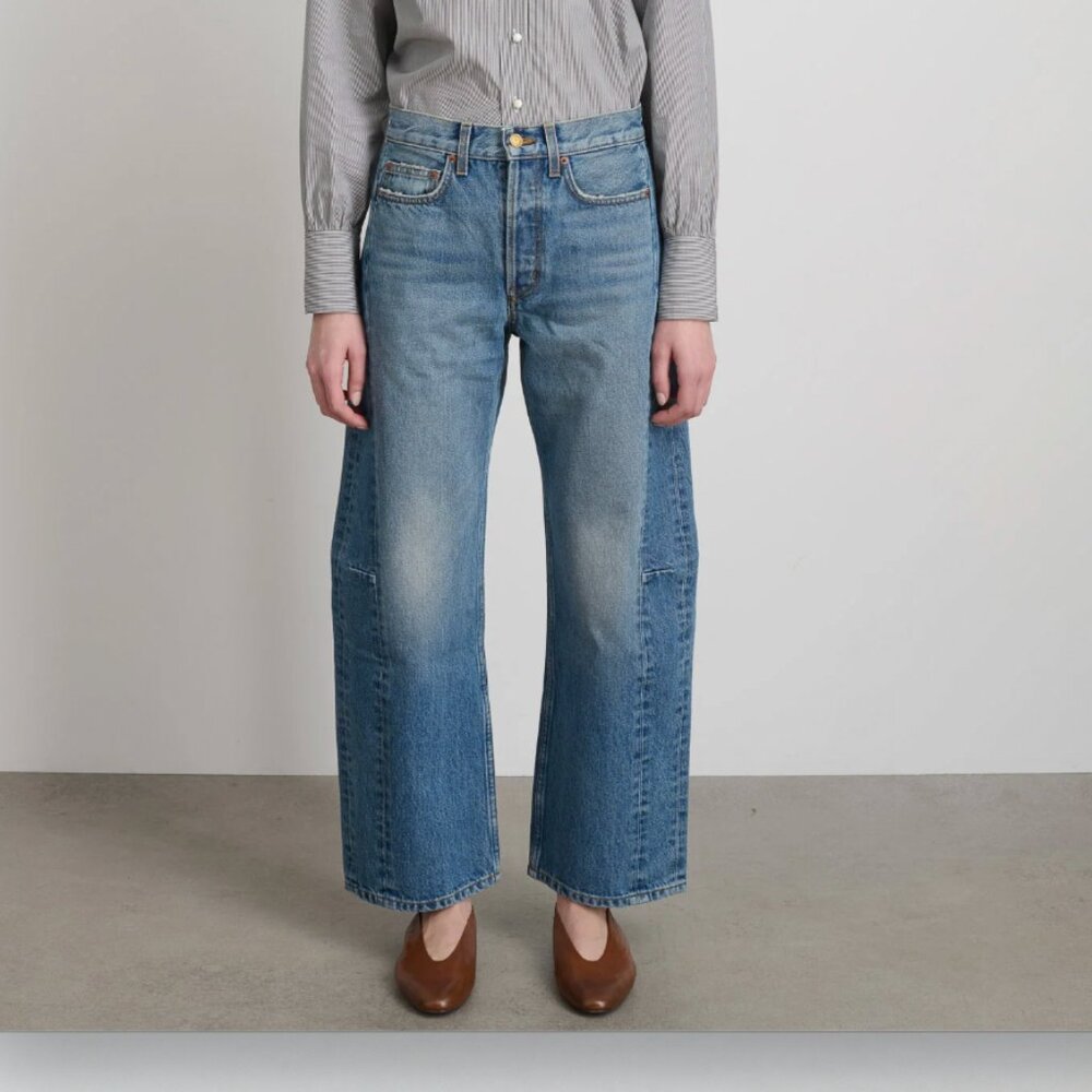 B SIDES Denim Slim Lasso Jean in Jane